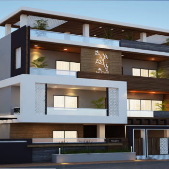 Best Architects in Indore, front elevation, Shreeji Group Projects3