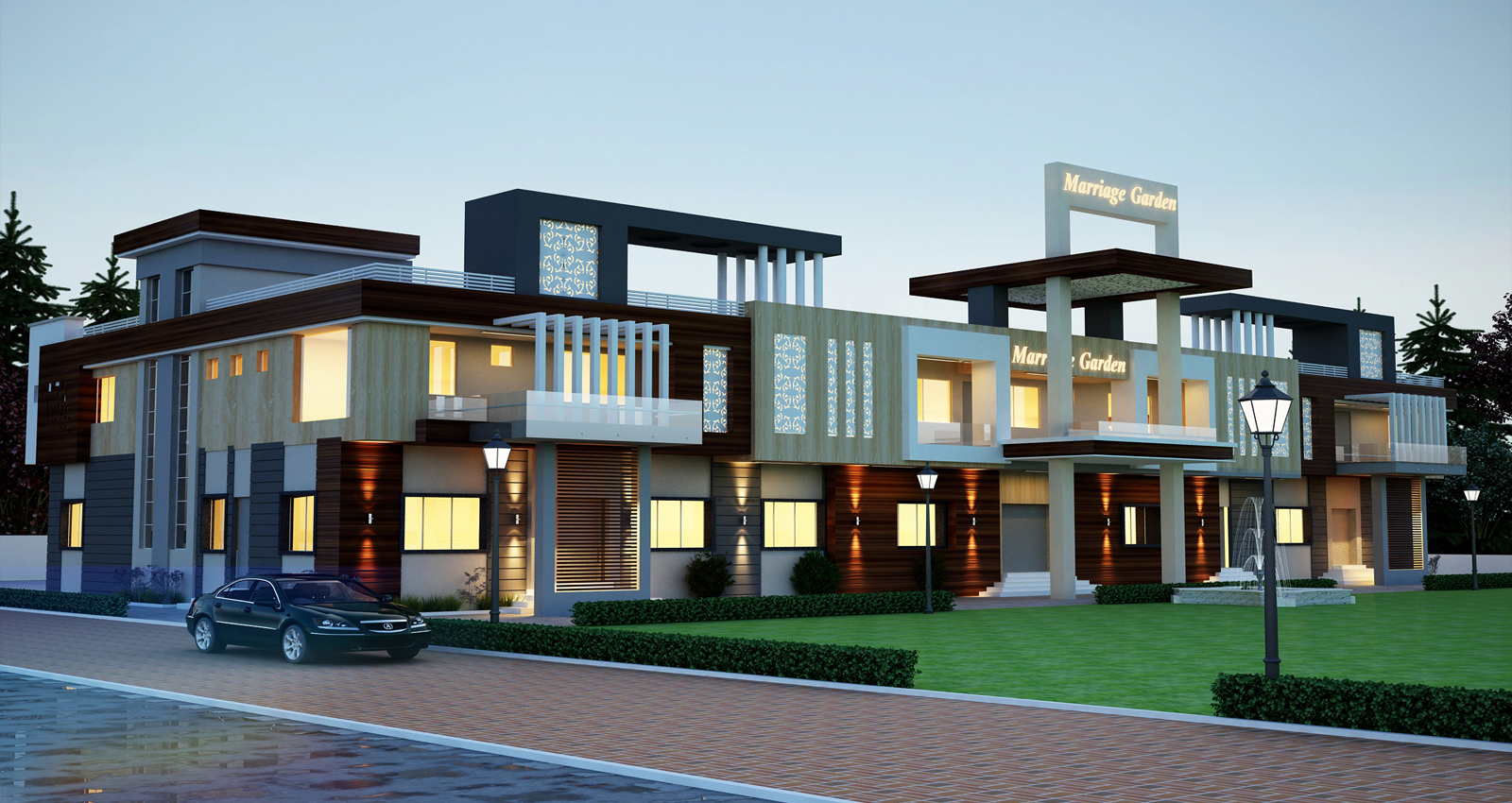 Best Civil Engineer In Indore, front elevation, Shreeji Group Projects