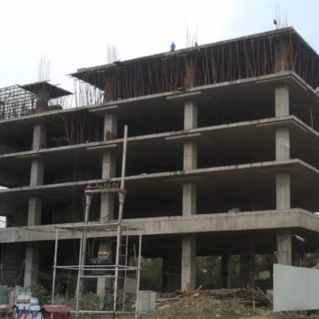 under construction mult story building at talawali chanda indore